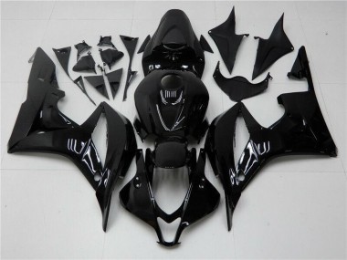 Glänzend Schwarz Honda CBR 600 RR 2007-2008 Verkleidungen
