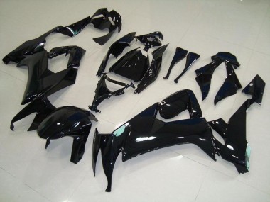 Glänzend Schwarz Kawasaki ZX10R 2008-2010 Verkleidungen