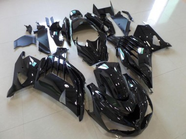 Glänzend Schwarz Kawasaki ZX14R ZZR 1400 2012-2021 Verkleidungen