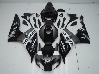 Grau Schwarz Repsol Honda CBR 1000 RR 2004-2005 Verkleidung