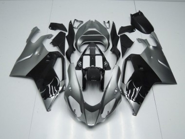 Grau und Schwarz Aprilia RSV 1000 2003-2006 Verkleidungen