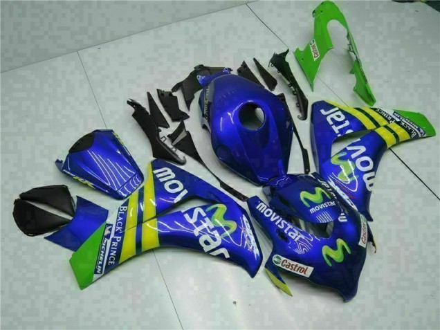 Grün Blau Honda CBR 1000 RR 2008-2011 Verkleidungen