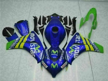 Grün Blau Honda CBR 1000 RR 2008-2011 Verkleidungen