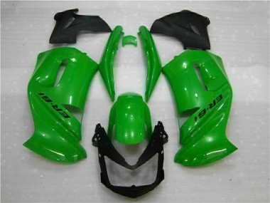 Grün Kawasaki EX650 2006-2008 Verkleidungen