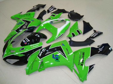 Grün Kawasaki ZX10R 2006-2007 Verkleidungen