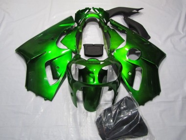 Grün Kawasaki ZX12R 2000-2001 Vollverkleidung