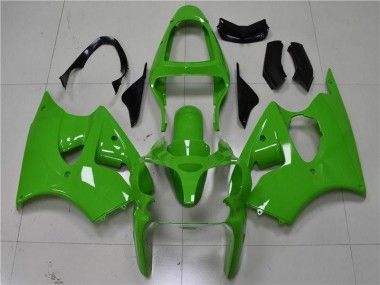 Grün Kawasaki ZX6R 2000-2002 Verkleidungen