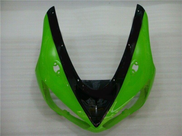 Grün Schwarz Kawasaki ZX6R 2005-2006 Verkleidungen