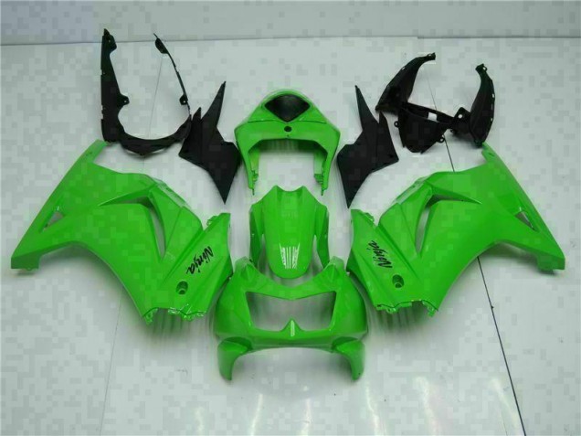 Grün Schwarzer Ninja Kawasaki EX250 2008-2012 Verkleidungen Komplett Sets