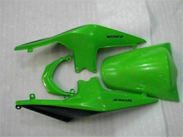 Grün Schwarzer Ninja Kawasaki EX250 2008-2012 VollVerkleidungen & Plastik