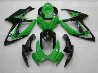 Grün Suzuki GSXR 600 / 750 K6 2006-2007 Verkleidungen