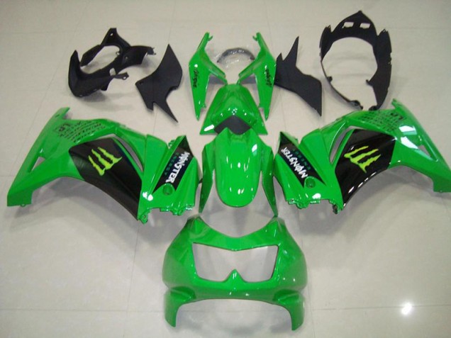 Grünes Monster Kawasaki ZX 250R 2008-2012 Verkleidungen