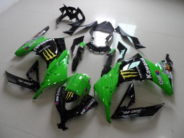 Grünes Monster Kawasaki ZX 300R 2013-2016 Verkleidungen