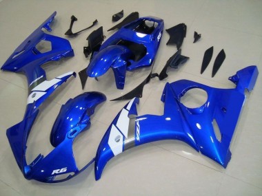 OEM Stil Blau Yamaha R6 2003-2005 Verkleidungen