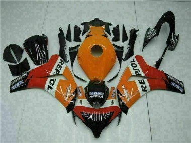 Orange Repsol Honda CBR 1000 RR 2008-2011 VollVerkleidungen & Plastik