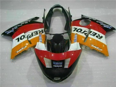 Orange Repsol Honda CBR 1100 XX 1996-2007 Verkleidungen