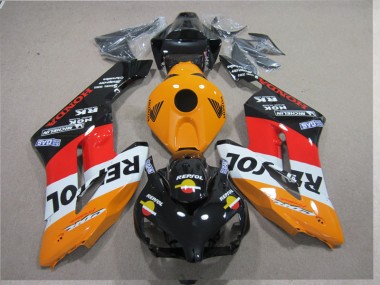 Orange Rot Repsol Honda CBR 1000 RR 2004-2005 Verkleidungen