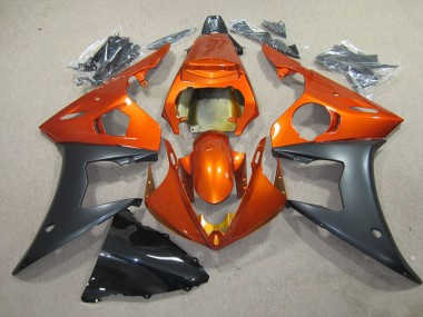 Orange Schwarz Yamaha R6 2003-2005 Verkleidung