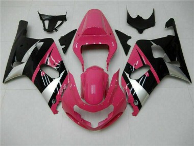 Rosa Schwarz Suzuki GSXR 600 / 750 K1 K2 K3 2001-2003 Verkleidungen