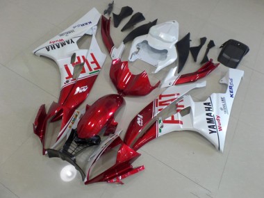 Rot Fiat Yamaha R6 2006-2007 Verkleidungen