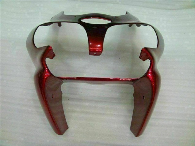 Rot Schwarz Kawasaki ZX6R 2000-2002 Verkleidungen