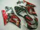 Rot Schwarz Suzuki GSXR 600 / 750 K1 K2 K3 2001-2003 Verkleidungen