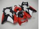 Rot Schwarz Weiß Kawasaki EX250 2008-2012 Verkleidungen