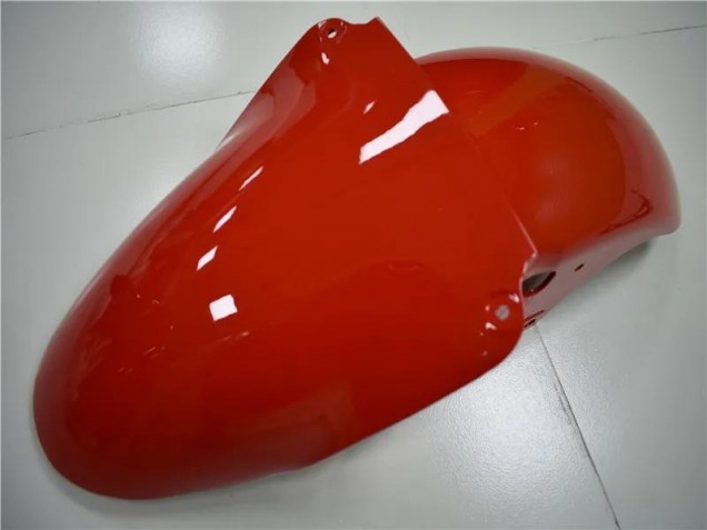 Rot Schwarz Weiß Kawasaki ZX6R 2000-2002 Verkleidungen