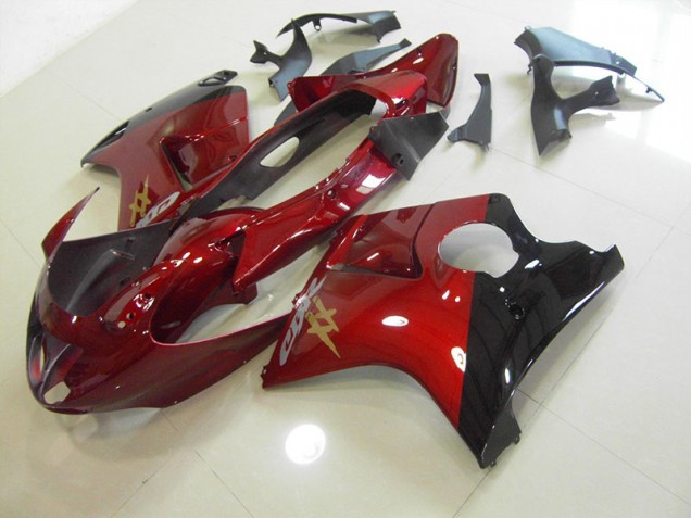 Rot Schwarzbird Honda CBR 1100 XX Blackbird 1996-2007 Verkleidungen