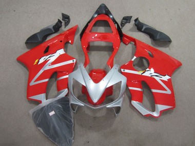 Rot Silber Honda CBR 600 F4i 2001-2003 Verkleidungen & Plastik