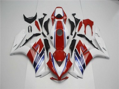 Rot Weiß Blau Honda CBR 1000 RR 2012-2016 Verkleidungen