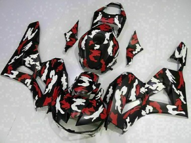 Rot Weiß Schwarz Honda CBR 600 RR 2013-2021 Verkleidungen