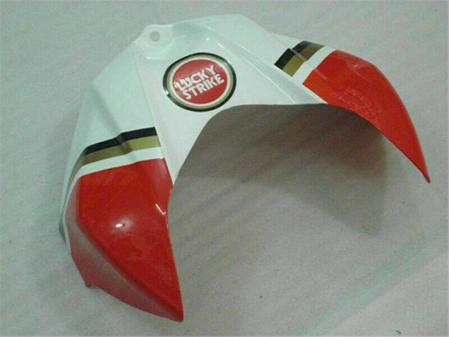 Rot Weiß Suzuki GSXR 1000 K7 2007-2008 Verkleidungen