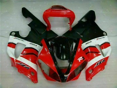 Rot Yamaha R1 2000-2001 Verkleidungen Komplett Sets
