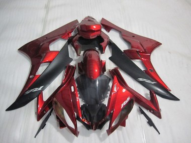 Rot Yamaha R6 2006-2007 Verkleidung