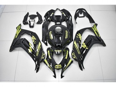 Schwarz Gelb Rennen Team Ninja Kawasaki ZX10R 2016-2019 Verkleidungen