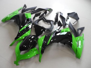 Schwarz Grün Kawasaki ZX 300R 2013-2016 Vollverkleidung