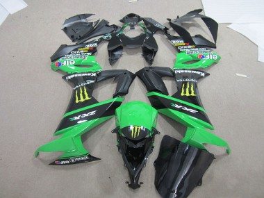 Schwarz Grünes Monster Kawasaki ZX10R 2008-2010 Verkleidungen