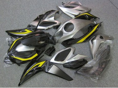 Schwarz Kawasaki Z1000 2007-2009 Verkleidungen