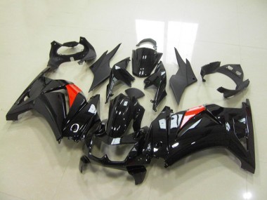 Schwarz Kawasaki ZX 250R 2008-2012 Verkleidungen