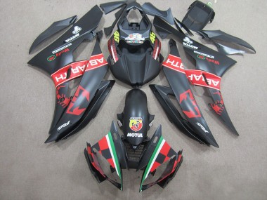 Schwarz Motul 46 Yamaha R6 2006-2007 Verkleidungen