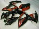 Schwarz Rot Suzuki GSXR 600 / 750 K6 2006-2007 Vollverkleidung