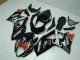 Schwarz Suzuki GSXR 1000 K7 2007-2008 Verkleidungen