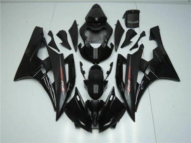 Schwarz Yamaha R6 2006-2007 Verkleidung