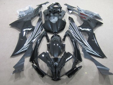 Schwarz Yamaha R6 2006-2007 Verkleidungen Komplett Sets