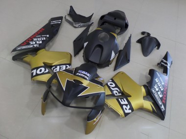 Schwarzgold Repsol Honda CBR 600 RR 2005-2006 Verkleidungen