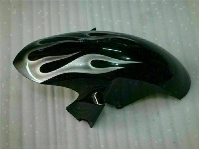 Silber Flamme Schwarz Yamaha R6 2006-2007 Verkleidungen
