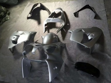 Silber Glänzend Schwarz Kawasaki ZX9R 2002-2003 Verkleidung