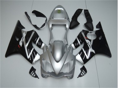Silber Schwarz Honda CBR 600 F4i 2001-2003 Verkleidungen
