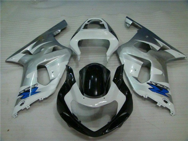 Silber Schwarz Suzuki GSXR 600 / 750 K1 K2 K3 2001-2003 Verkleidung